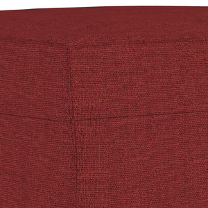 Panca Rosso Vino 70x35x41 cm in Tessuto 349373