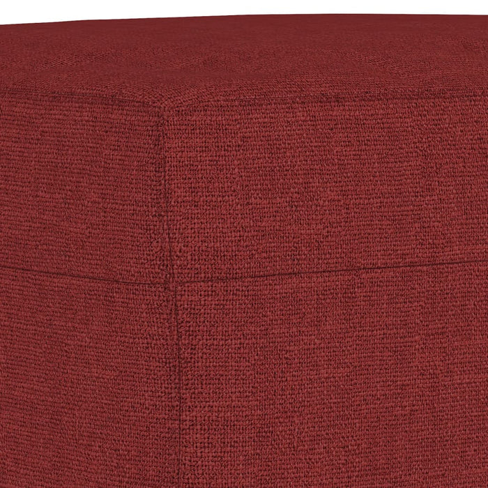 Panca Rosso Vino 70x35x41 cm in Tessuto 349373