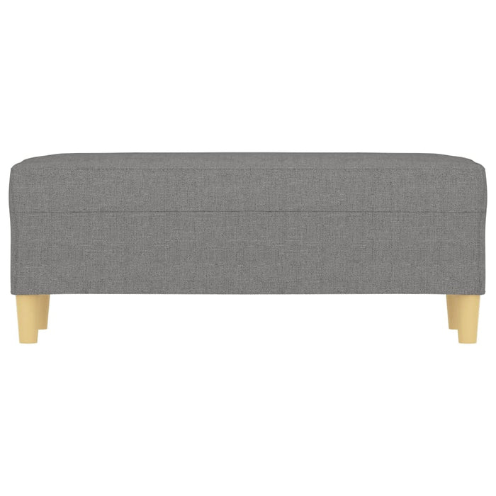 Panca panca 100 x 35 x 41 cm tessuto grigio scuro 02_0010522