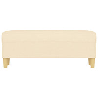 Panca Crema 100x35x41 cm in Tessuto 349377