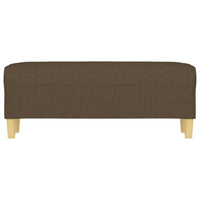 Panca Marrone 100x35x41 cm in Tessuto 349378