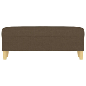 Panca Marrone 100x35x41 cm in Tessuto 349378