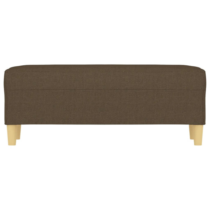 Panca Marrone 100x35x41 cm in Tessuto 349378