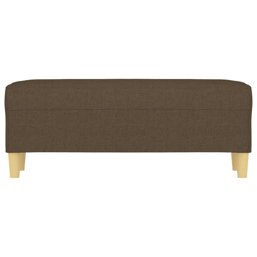 Panca panca 100 x 35 x 41 cm tessuto marrone 02_0010588