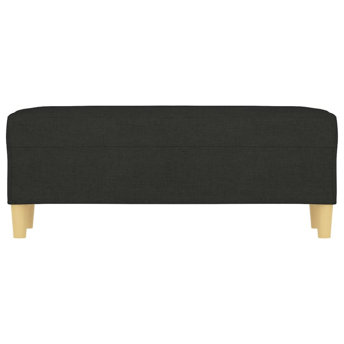 Panca Nera 100x35x41 cm in Tessuto cod mxl 61360