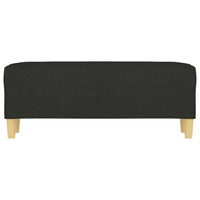 Panca Nera 100x35x41 cm in Tessuto 349379