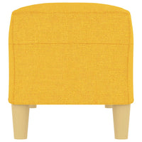 Panca Giallo Chiaro 100x35x41 cm in Tessuto
