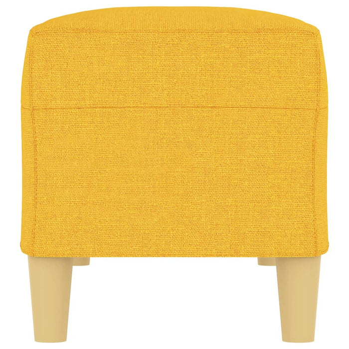Panca Giallo Chiaro 100x35x41 cm in Tessuto