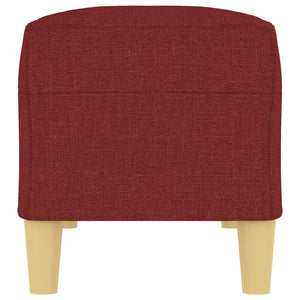 Panca rosso bordeaux x 100 x 35 x 41 cm tessuto 02_0010523