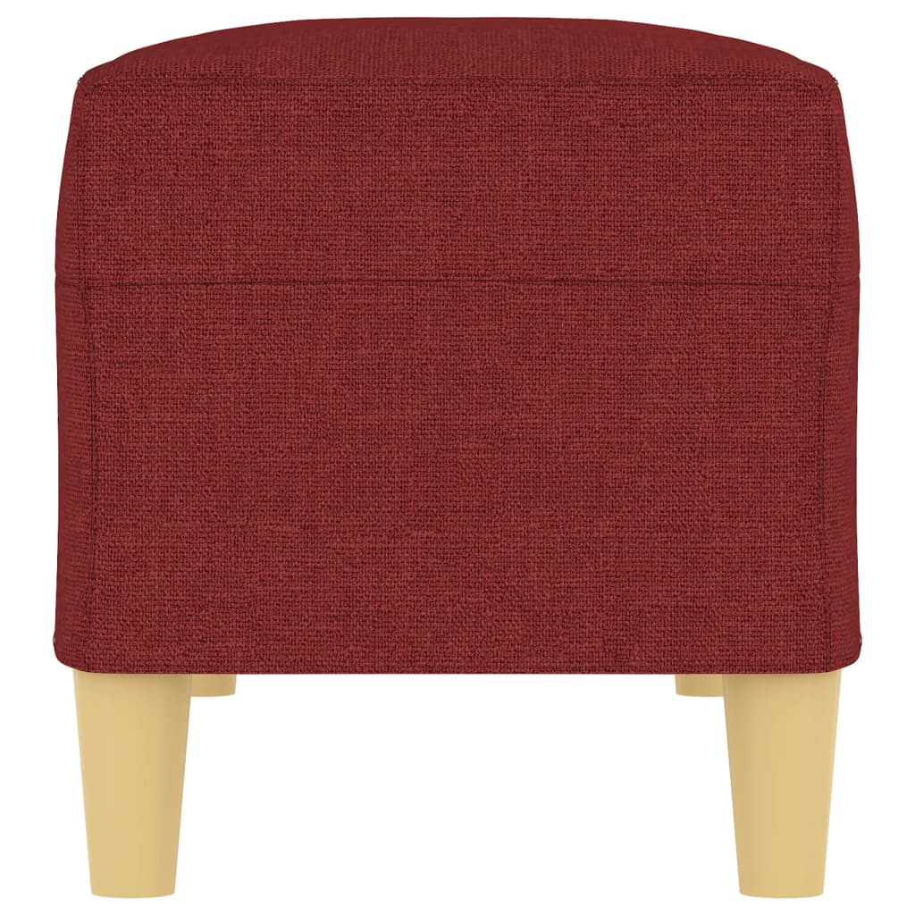 Panca Rosso Vino 100x35x41 cm in Tessuto 349381