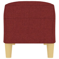 Panca Rosso Vino 100x35x41 cm in Tessuto 349381