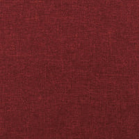 Panca rosso bordeaux x 100 x 35 x 41 cm tessuto 02_0010523