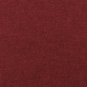 Panca Rosso Vino 100x35x41 cm in Tessuto 349381