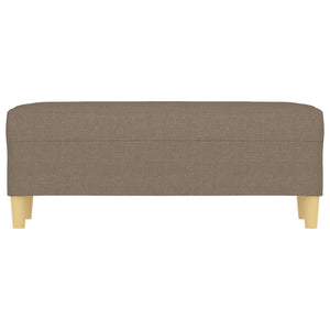 Panca Tortora 100x35x41 cm in Tessuto 349382