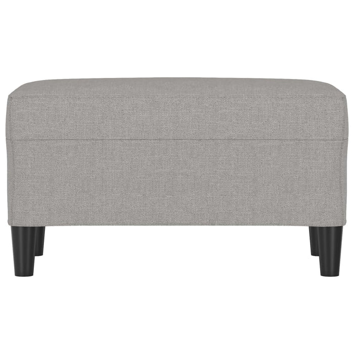 Panca Grigio chiaro 70x35x41 cm in Tessuto 349383