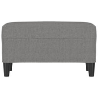 Panca Grigio Scuro 70x35x41 cm in Tessuto