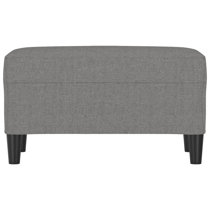 Panca Grigio Scuro 70x35x41 cm in Tessuto