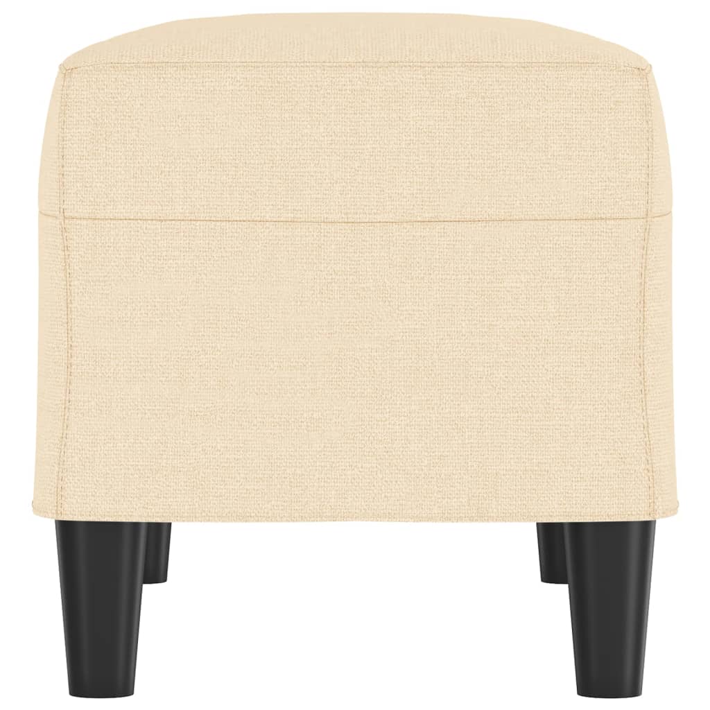 Panca crema 70x35x41 cm in Tessuto 349385