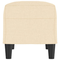 Panca crema 70x35x41 cm in Tessuto 349385
