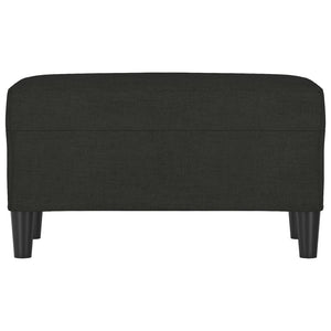 Panca Nero 70x35x41 cm in Tessuto 349387