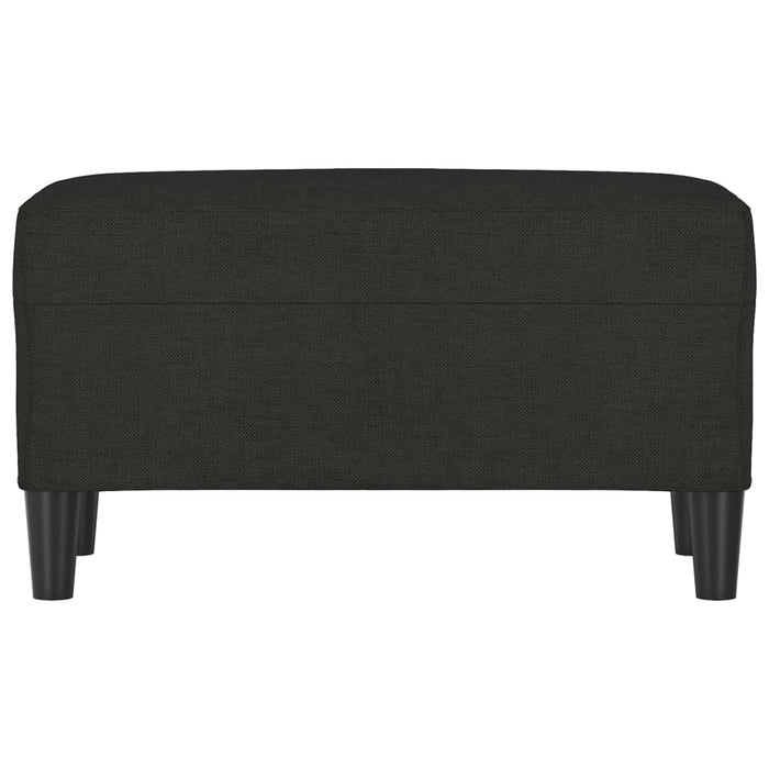 Panca Nero 70x35x41 cm in Tessuto