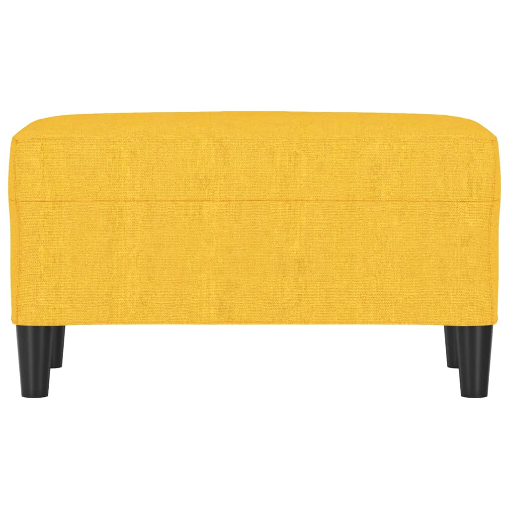 Panca Giallo Chiaro 70x35x41 cm in Tessuto 349388