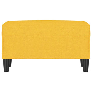 Panca Giallo Chiaro 70x35x41 cm in Tessuto 349388