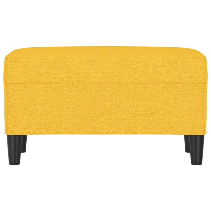 Panca Giallo Chiaro 70x35x41 cm in Tessuto 349388