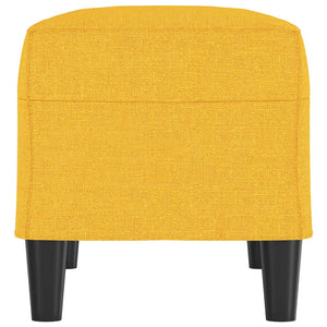 Panca Giallo Chiaro 70x35x41 cm in Tessuto 349388