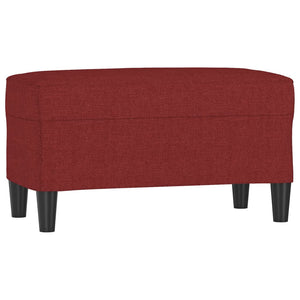 Panca Rosso Vino 70x35x41 cm in Tessuto 349389