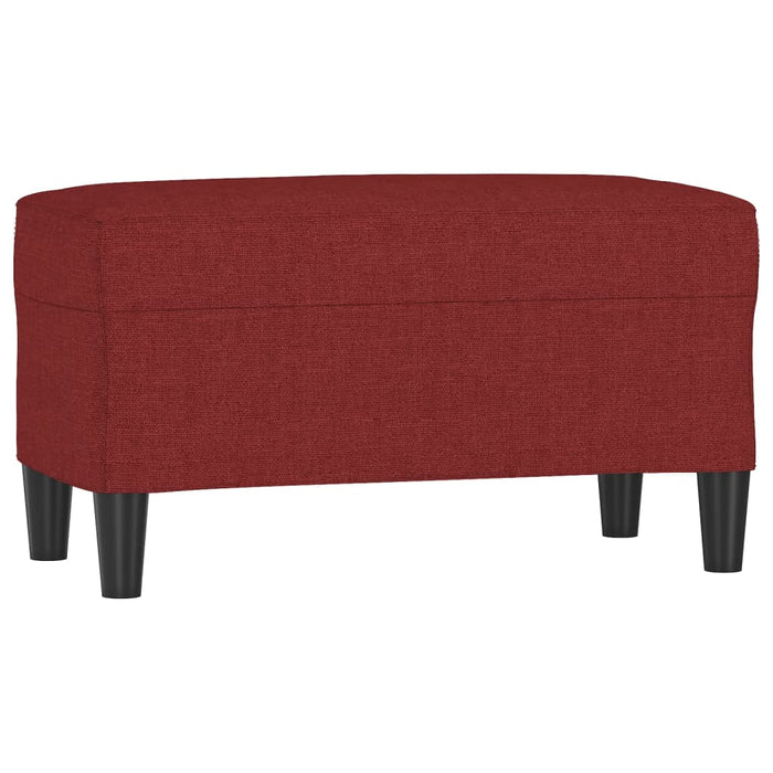 Panca Rosso Vino 70x35x41 cm in Tessuto 349389