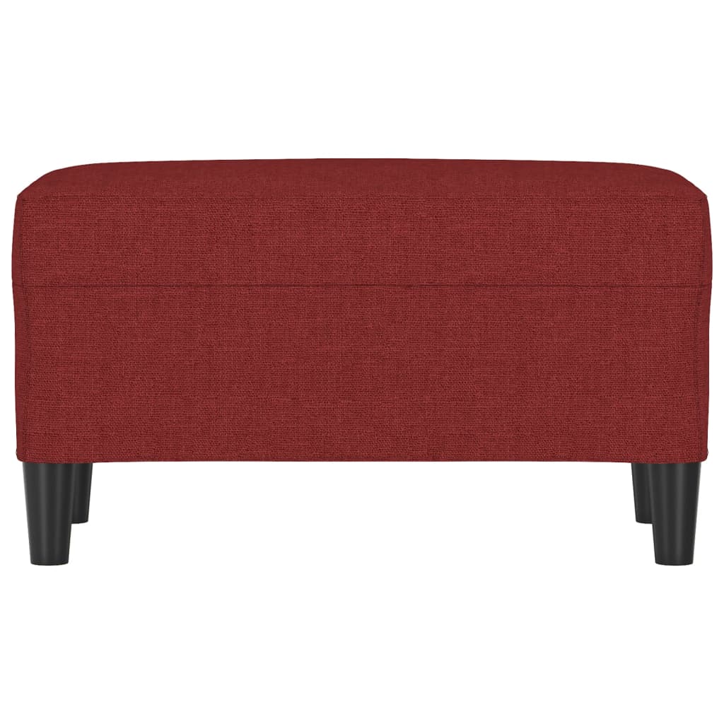 Panca Rosso Vino 70x35x41 cm in Tessuto 349389