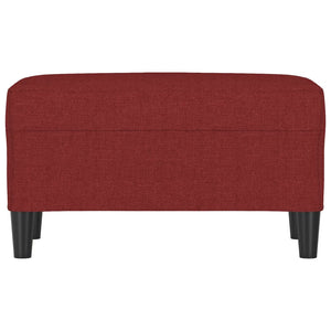 Panca Rosso Vino 70x35x41 cm in Tessuto 349389