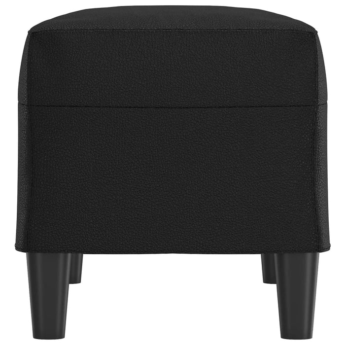 Panca Nera 70x35x41 cm in Similpelle cod mxl 77081