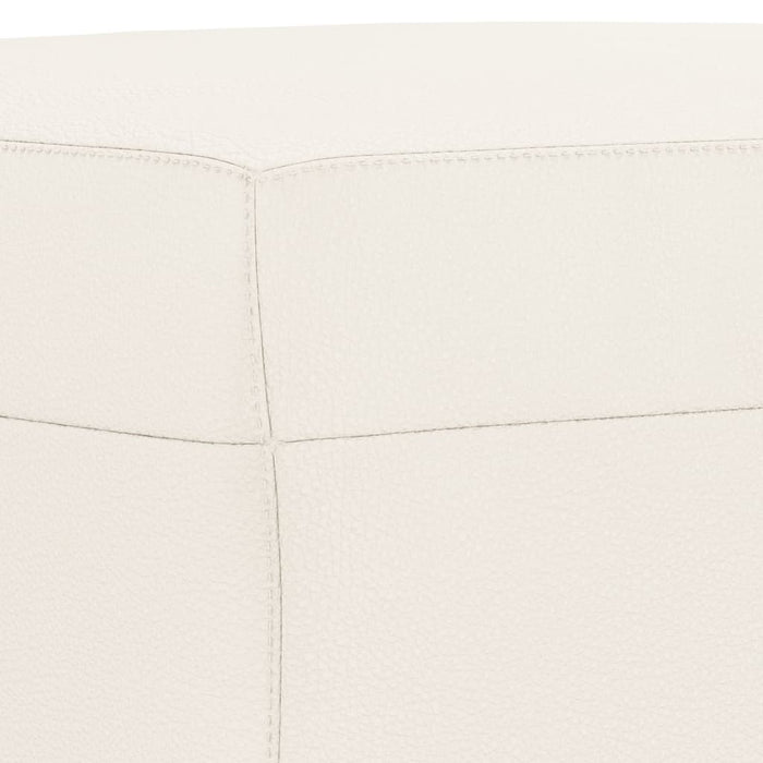 vidaXL Panca Crema 70x35x41 cm in Similpelle
