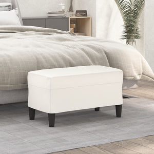 vidaXL Panca Crema 70x35x41 cm in Similpelle