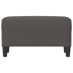 Panca Grigia 70x35x41 cm in Similpelle 349394