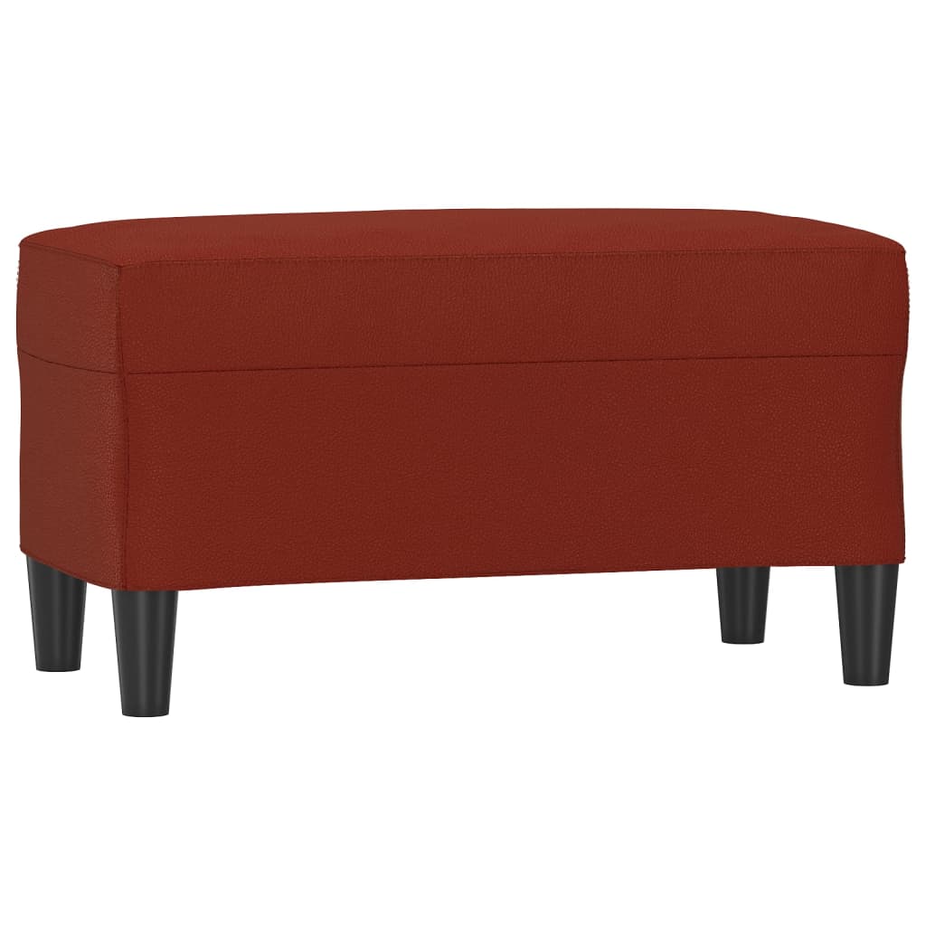 Panca Rosso Vino 70x35x41 cm in Similpelle cod mxl 60317
