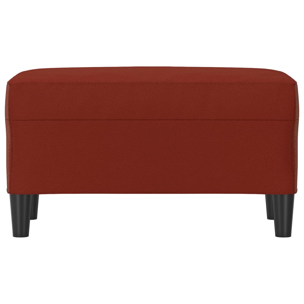 Panca Rosso Vino 70x35x41 cm in Similpelle cod mxl 60317