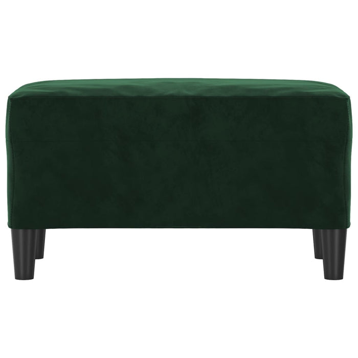 Panca Verde Scuro 70x35x41 cm in Velluto