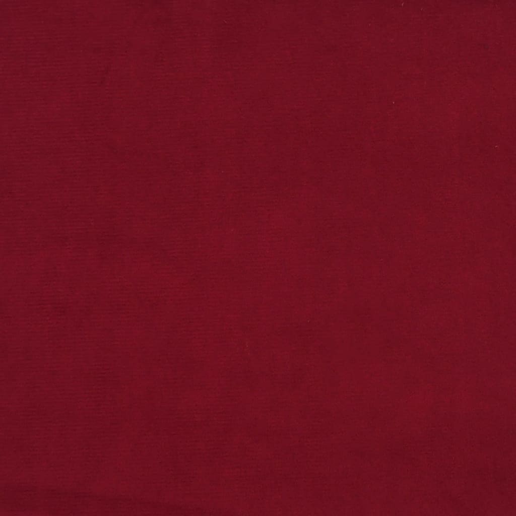 Panca rosso bordeaux x 70 x 35 x 41 cm velluto 02_0010484