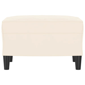 Panca crema 70x35x41 cm in Velluto cod mxl 62547