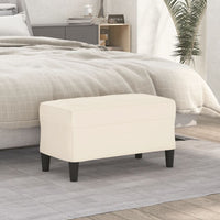 Panca crema 70x35x41 cm in Velluto cod mxl 62547