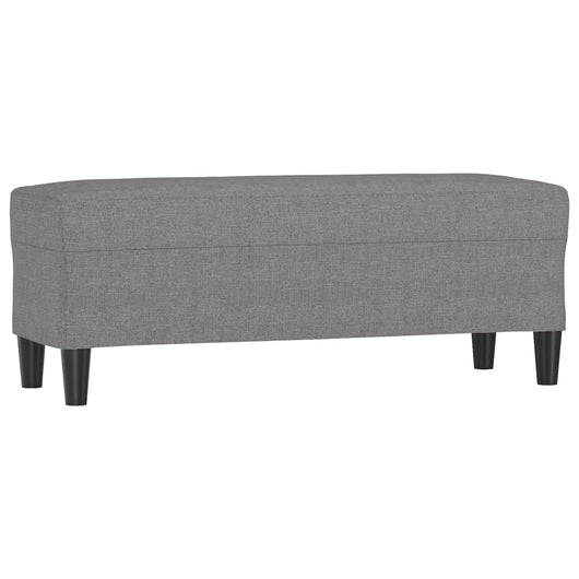 Panca Grigio Scuro 100x35x41 cm in Tessuto 349408