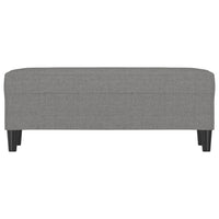 Panca Grigio Scuro 100x35x41 cm in Tessuto 349408