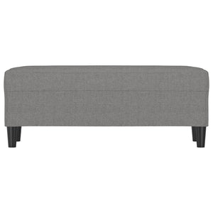 Panca Grigio Scuro 100x35x41 cm in Tessuto