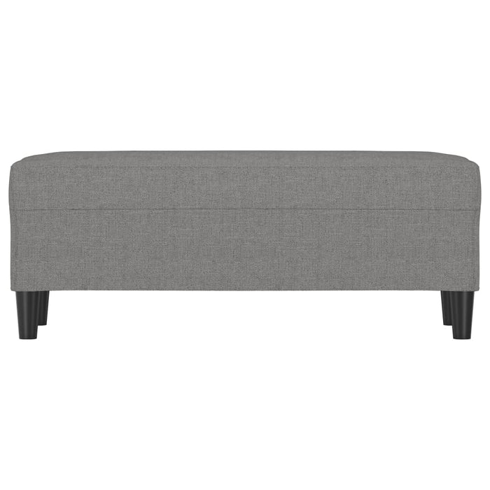 Panca Grigio Scuro 100x35x41 cm in Tessuto