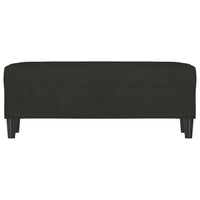 Panca Nera 100x35x41 cm in Tessuto 349411