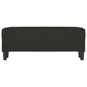 Panca Nera 100x35x41 cm in Tessuto