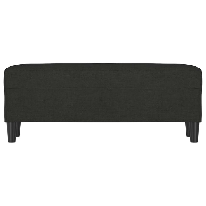 Panca Nera 100x35x41 cm in Tessuto